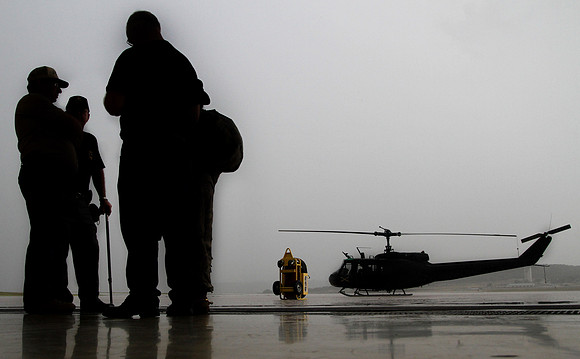 UH-1 Iroquois Huey Helicopter Retirement Airlift